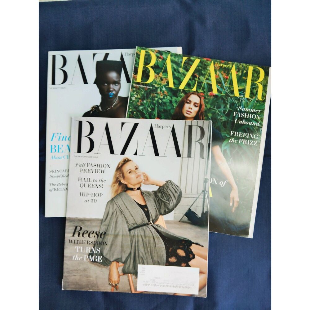 Fashion Coffee Table Books - Set with Blue, Green, White Covers